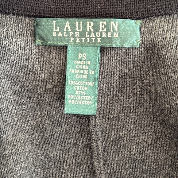 Lauren Ralph Lauren Two Tone Knit Blazer - Picture 10 of 11